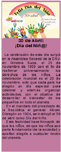 DÍA DEL NIÑO