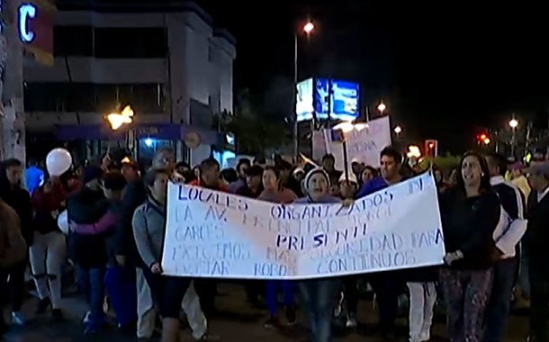 Moradores del Comité del Pueblo realizaron marcha contra inseguridad