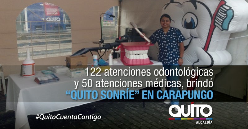 Quito Sonríe brindó sus servicios gratuitos en Carapungo