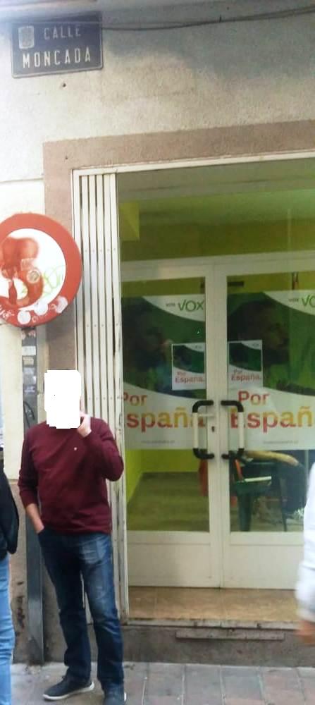 Candidata de Vox a la Alcaldia de Alcantarilla Murcia cón sede clandestina