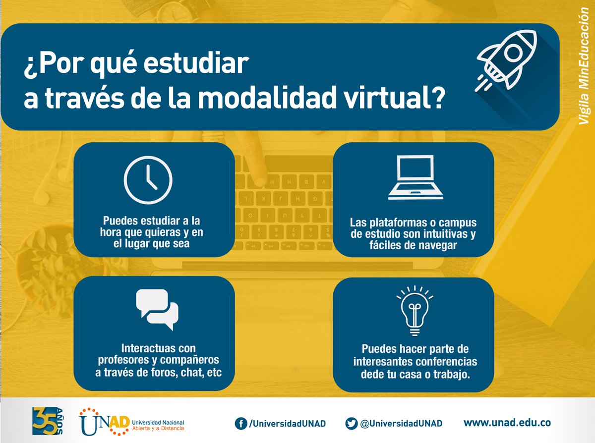 Beneficios de estudiar en la UNAD 