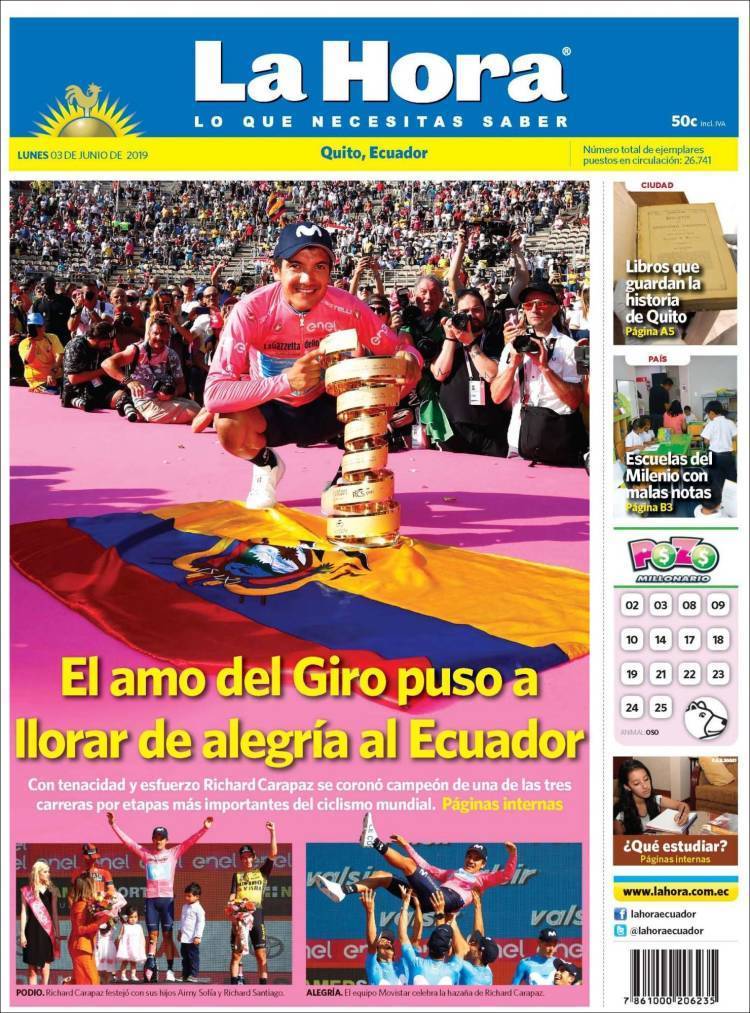 Datos curiosos del gran Giro de Italia