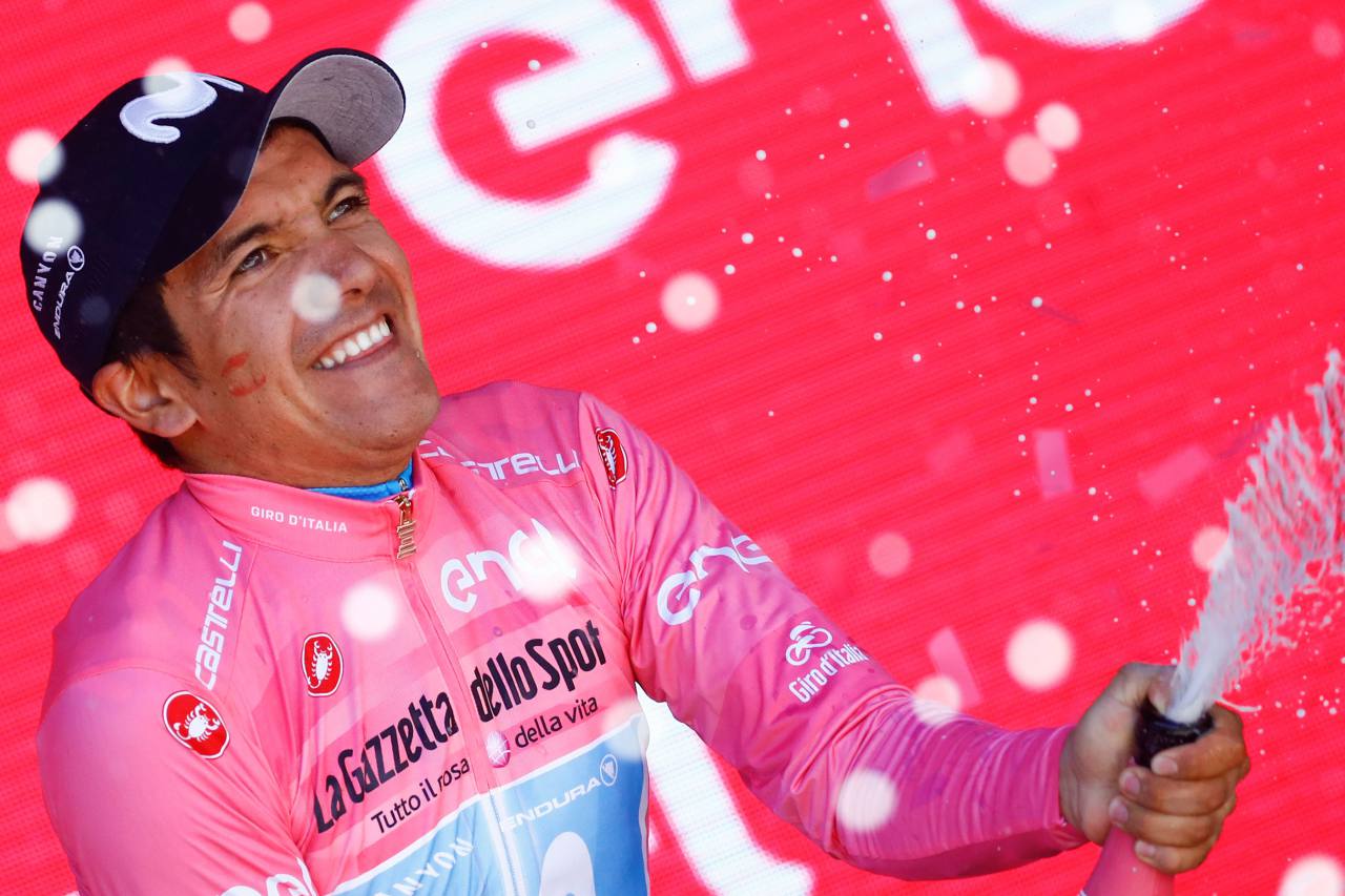 Richard Carapaz ya es campeón del Giro de Italia