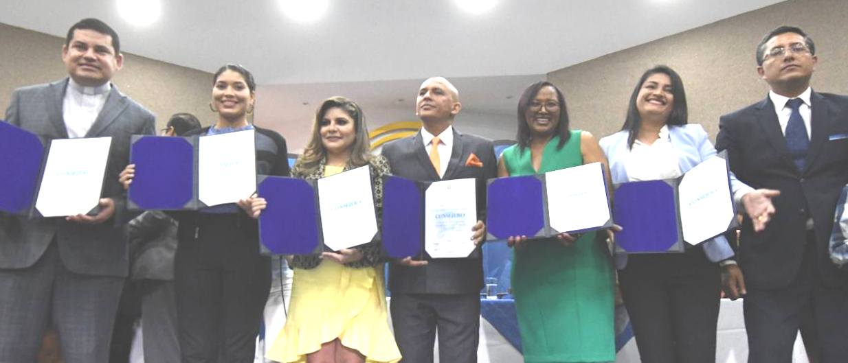 Reciben credenciales los nuevos consejeros  del Consejo de Participación Ciudadana