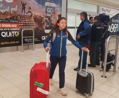 Glenda Morejon llegó al país 