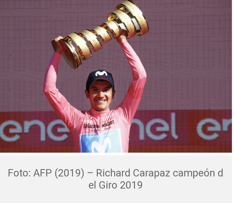 Carapaz gana el Giro de Italia