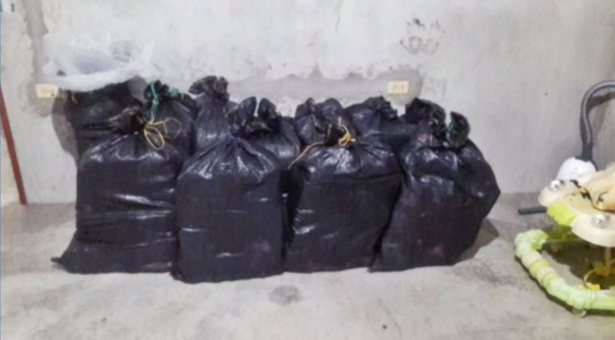 Hallan casi 200 kilos de droga y armas de fuego en una zona urbana de la ciudad de guayaquil