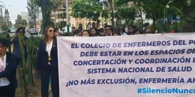 COLEGIO DE ENFERMEROS DEL PERÚ SOLICITA INCORPORACIÓN EN EL CONSEJO NACIONAL DE SALUD