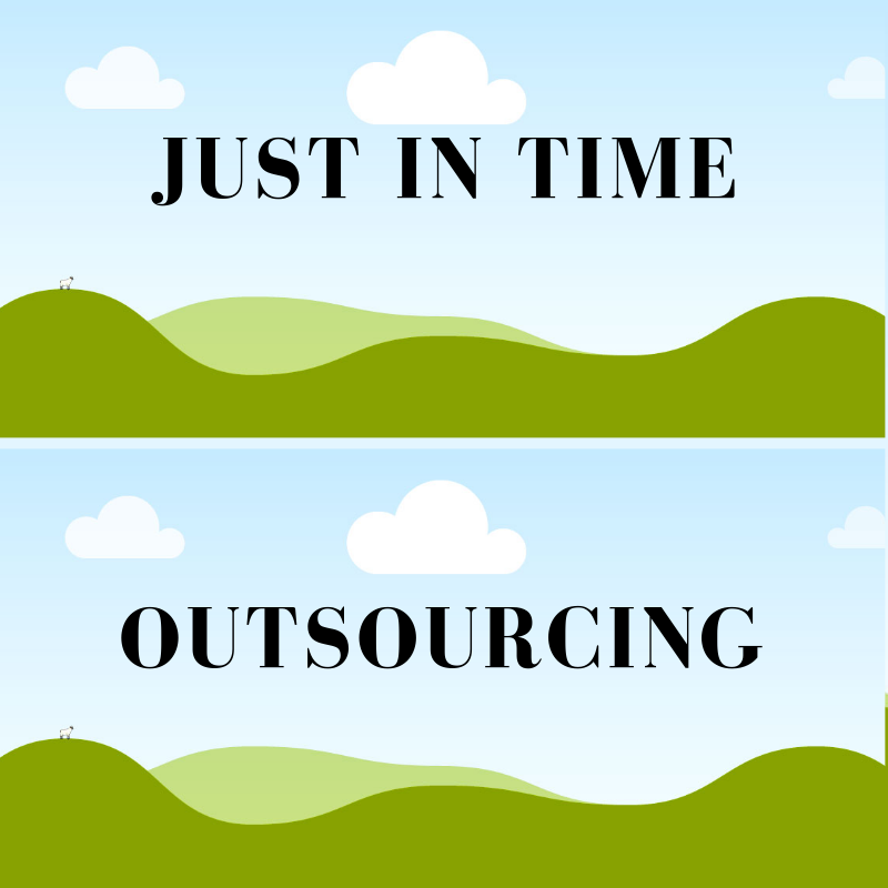 ¿Qué son Just In Time y Outsourcing?