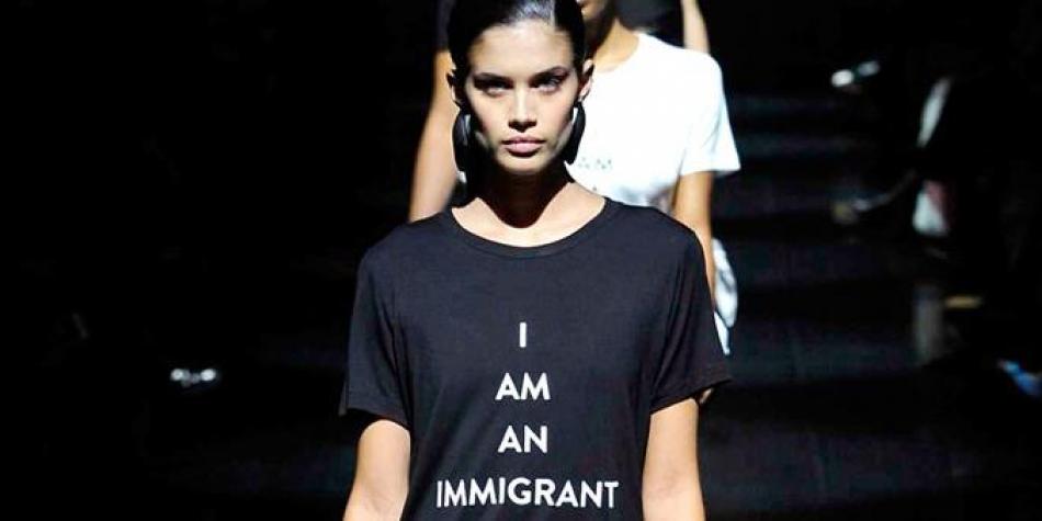 Fashion reacts to socio-political crisis and supports immigrants