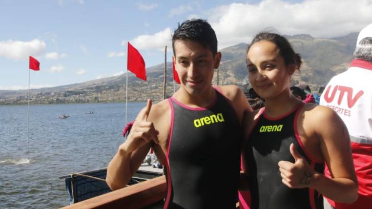 David Castro Y Samantha Arévalo Declarados Ganadores Del Cruce Del Lago San Pablo 2019