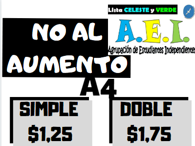 NO al aumento de las FOTOCOPIAS en la UNIVERSIDAD