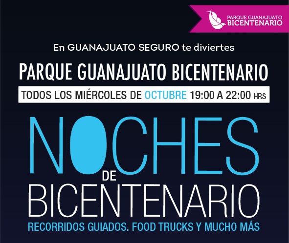 NOCHES DE BICENTENARIO en Parque Guanajuato Bicentenario