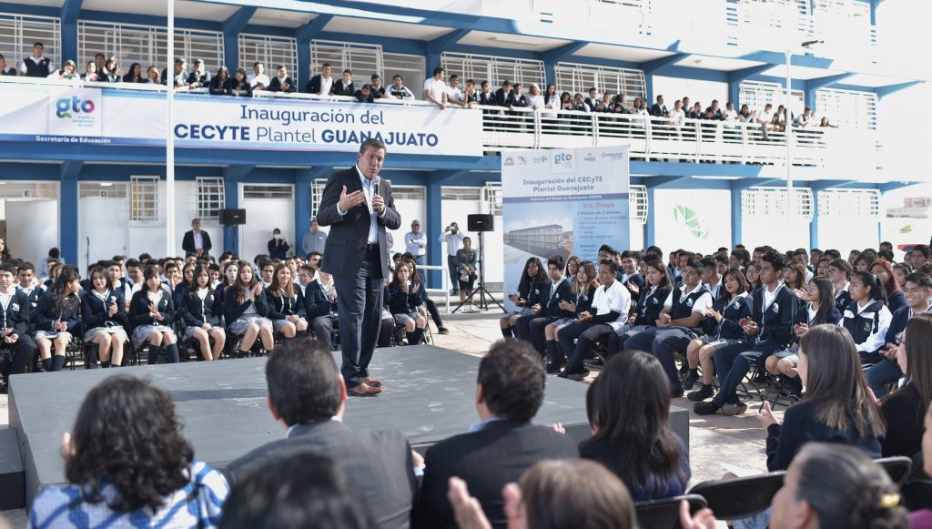 Más infraestructura educativa con la inauguración del CECYTE Plantel Guanajuato