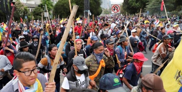 Situacion que esta viviendo el Ecuador tras el paro 2019
