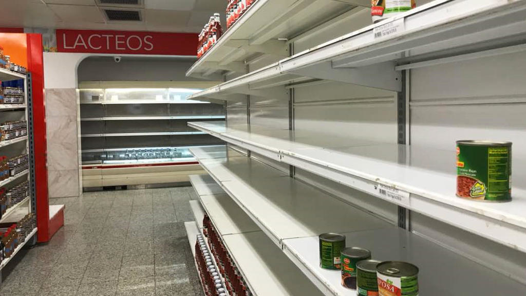 Desabastecimiento de productos en los supermercados 