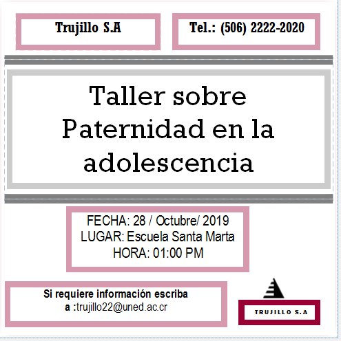 Taller sobre Paternidad en la Adolescencia