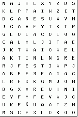 SOPA DE LETRAS 