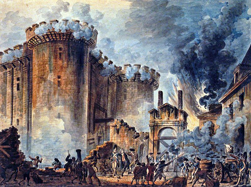 Manifestación francesa acaba con la Bastilla