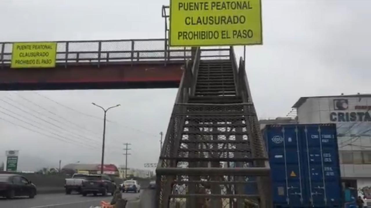 Municipalidad de los Olivos aún no toma medidas de mantenimiento a puente peatonal