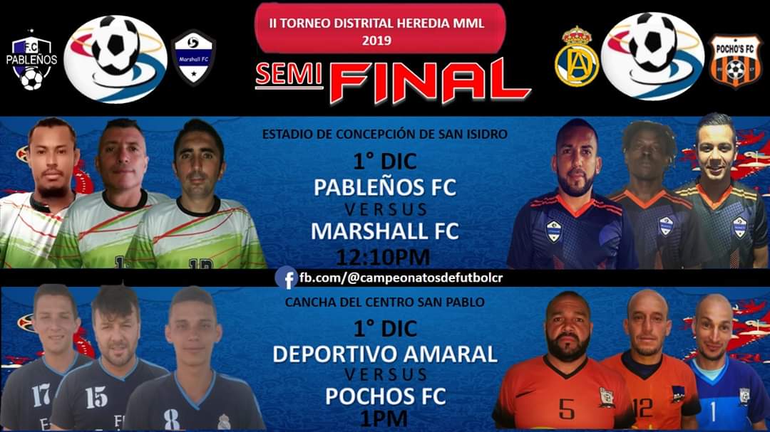El domingo las semifinales del Torneo De Fútbol MML , prometen estar emocionantes.