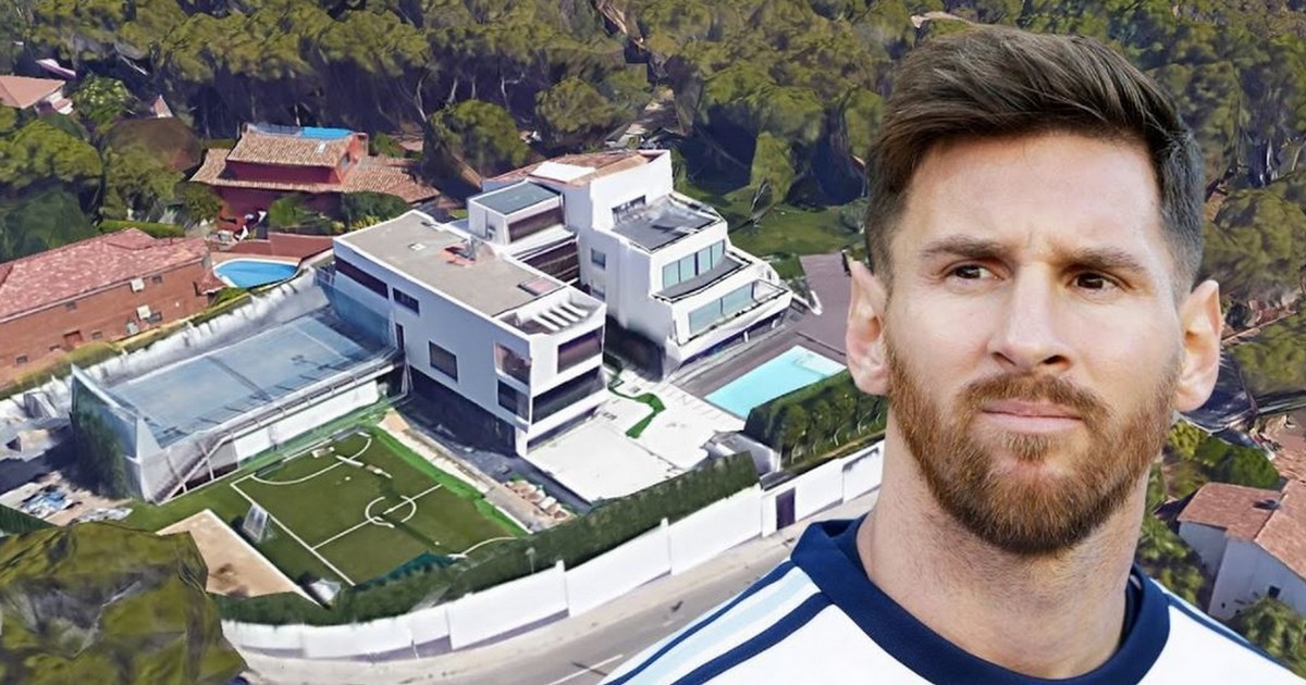 ESTA ES LA LUJOSA MANSIÓN DE MESSI EN BARCELONA