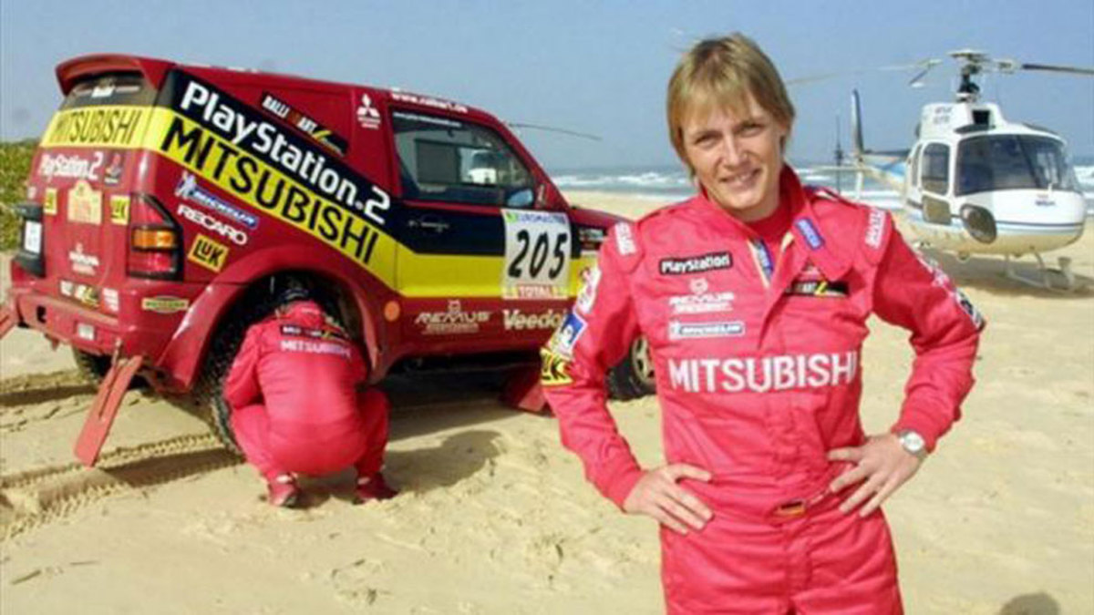 PRIMERA MUJER QUE GANA EL RALLY DAKAR (2001).