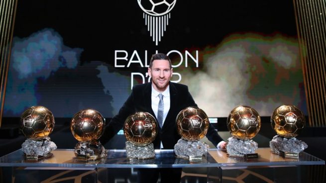 Balones de oro de Messi