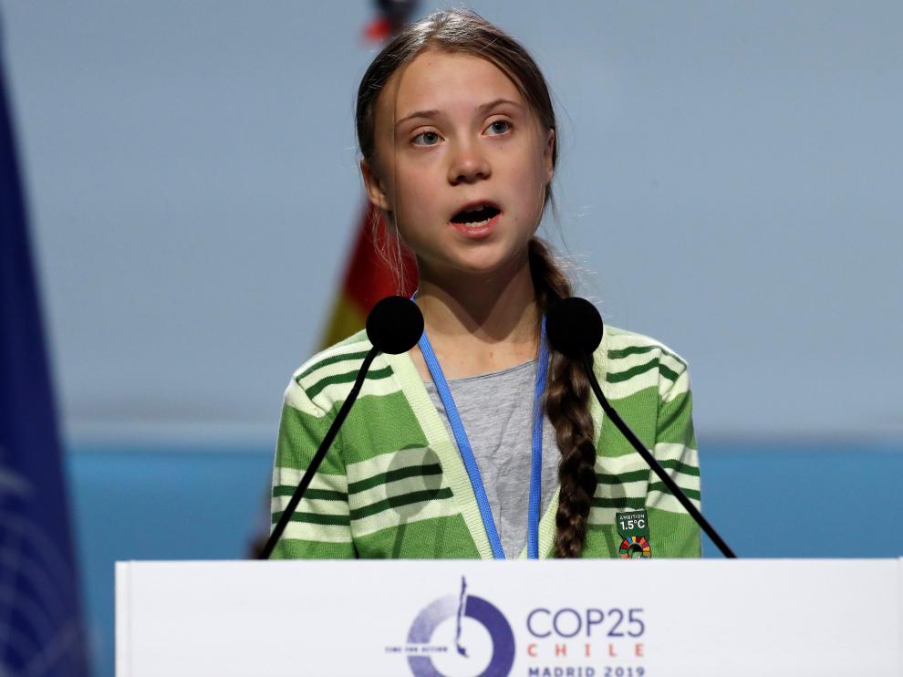 La joven ecologista acude a España