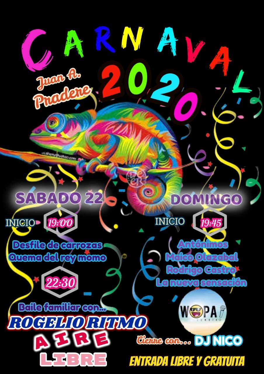 CARNAVALES PRADERE 2020