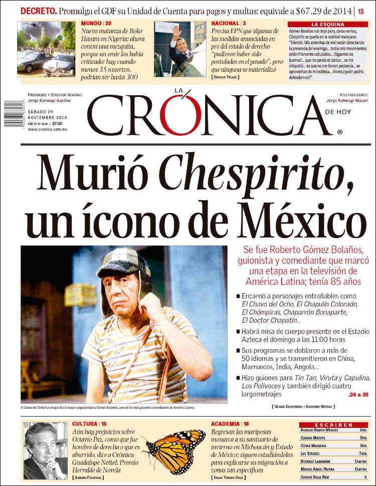 la crónica 