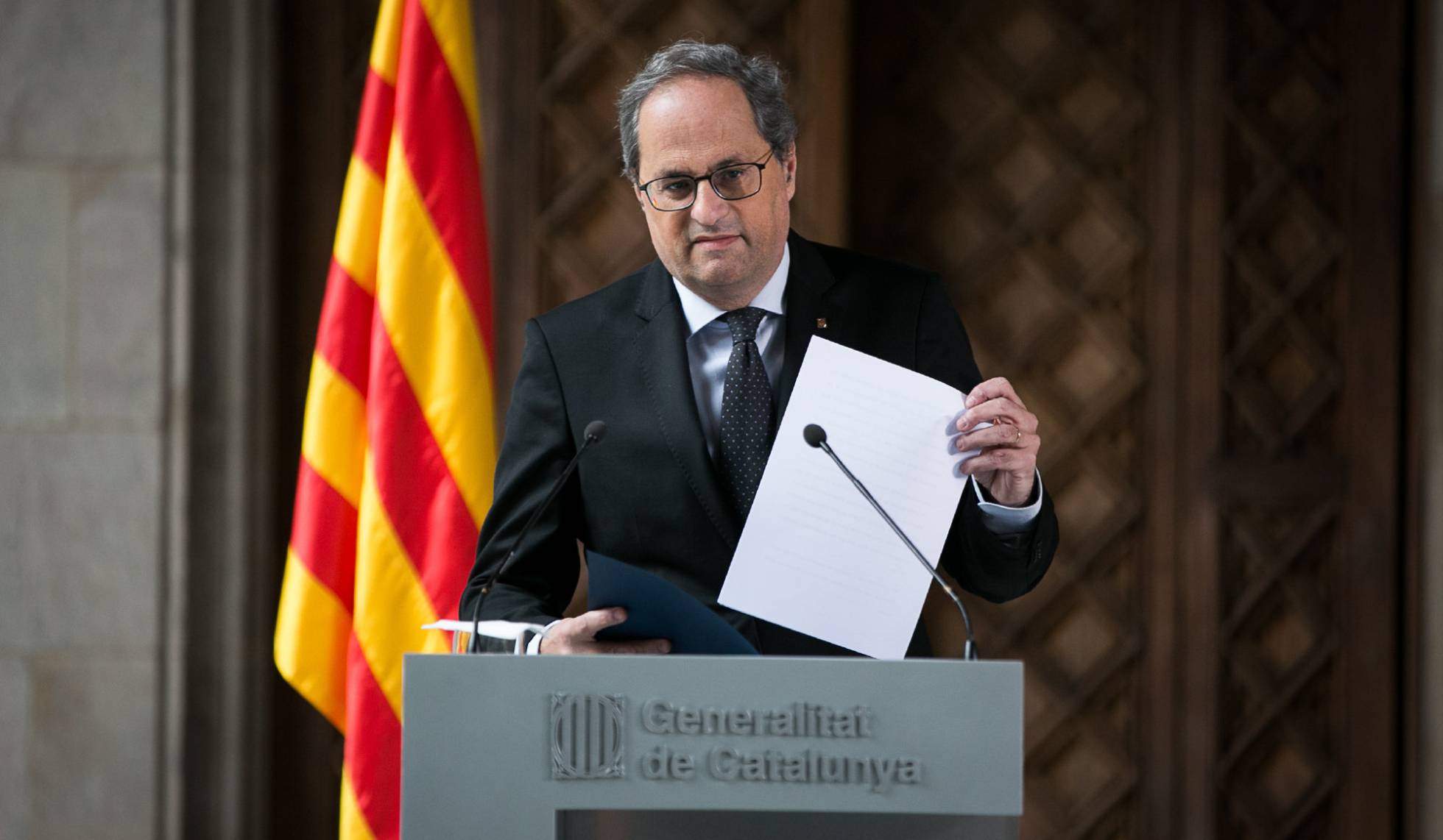 El PSC pide a Torra que convoque rápidamente elecciones en Catalunya