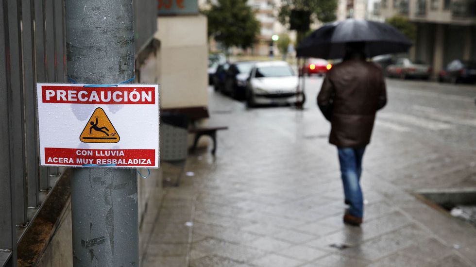 Aceras resbaladizas en Vitoria-Gasteiz