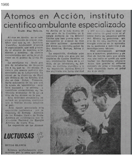 Átomos en acción, instituto científico ambulante especializado