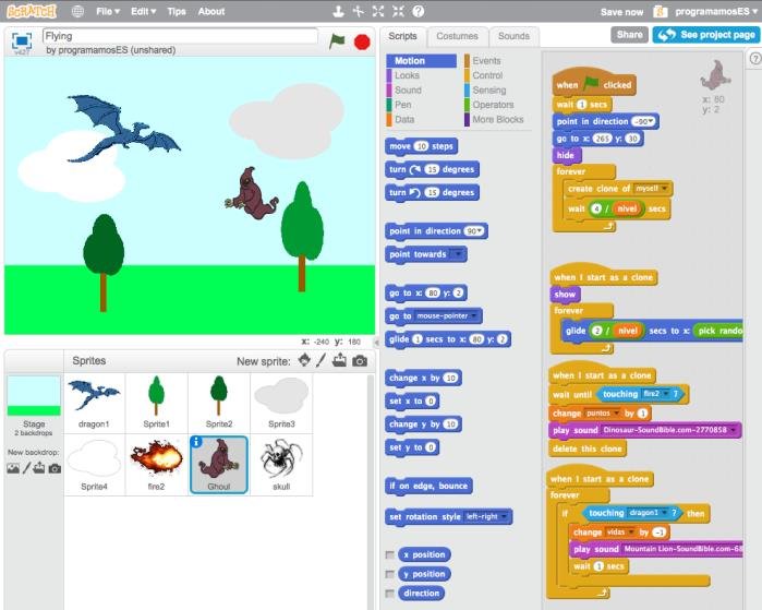 Implementando lenguajes de programación en la educación básica
