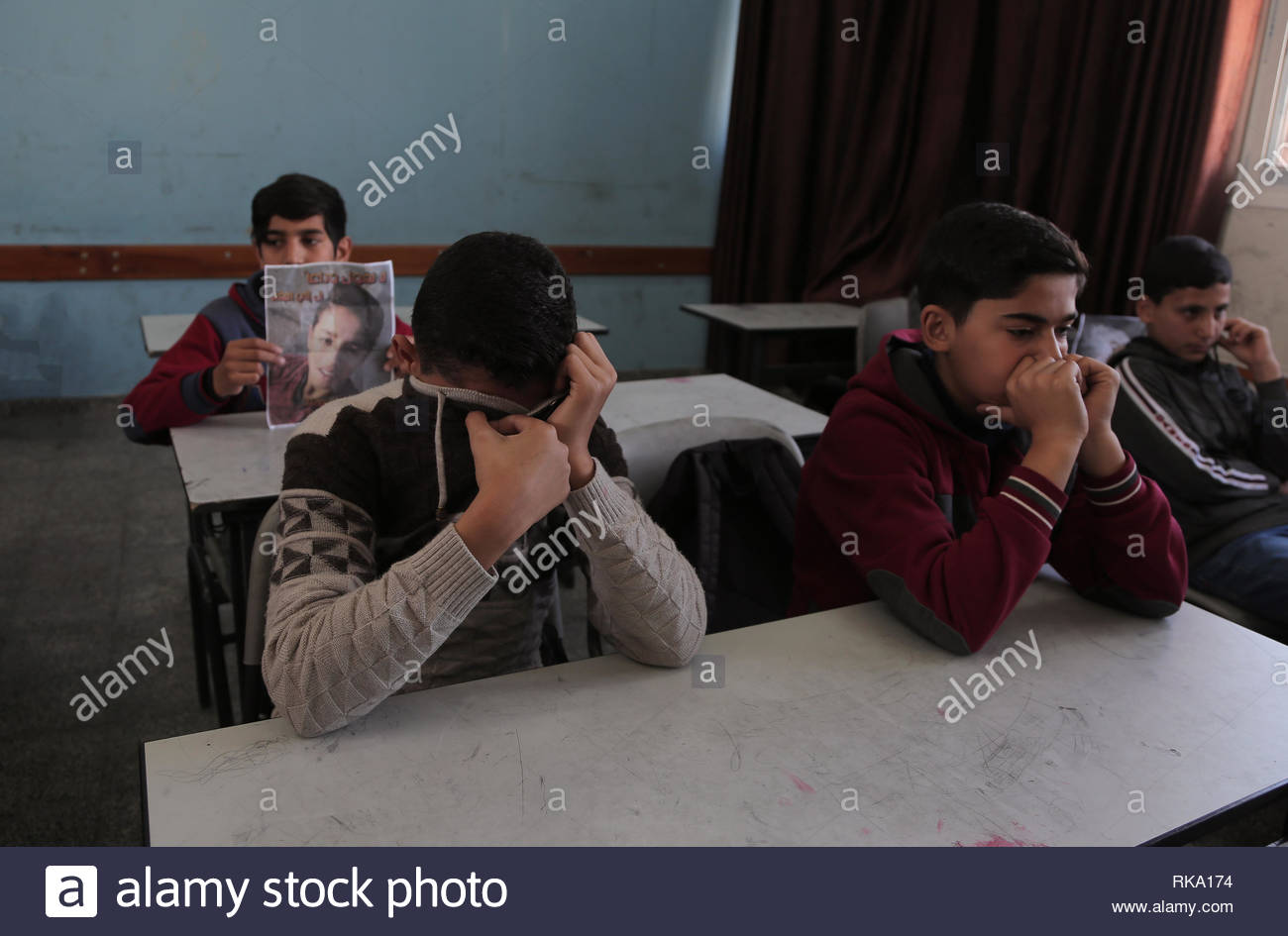 Muere en clase