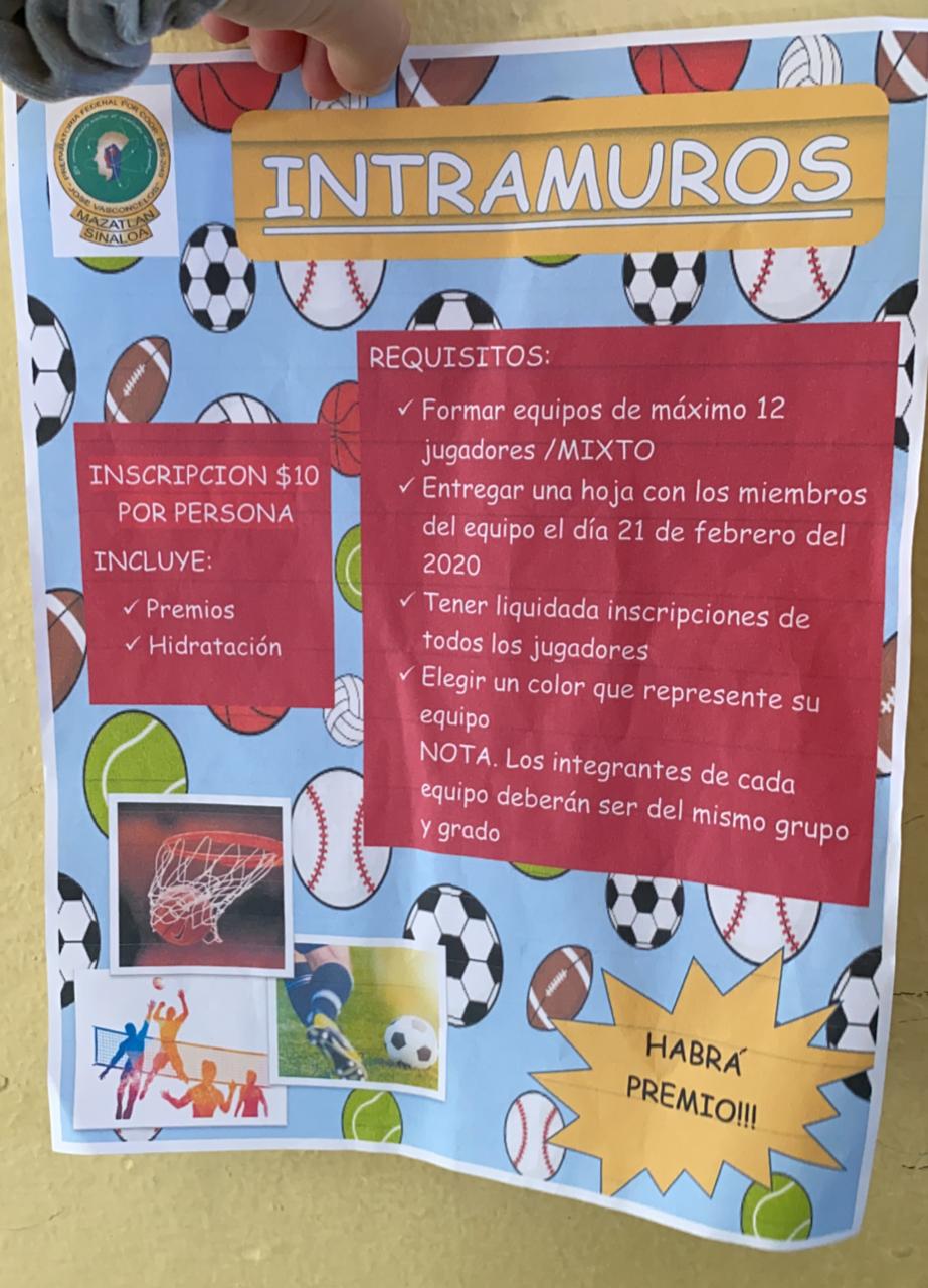 Se organizan los torneos intramuros
