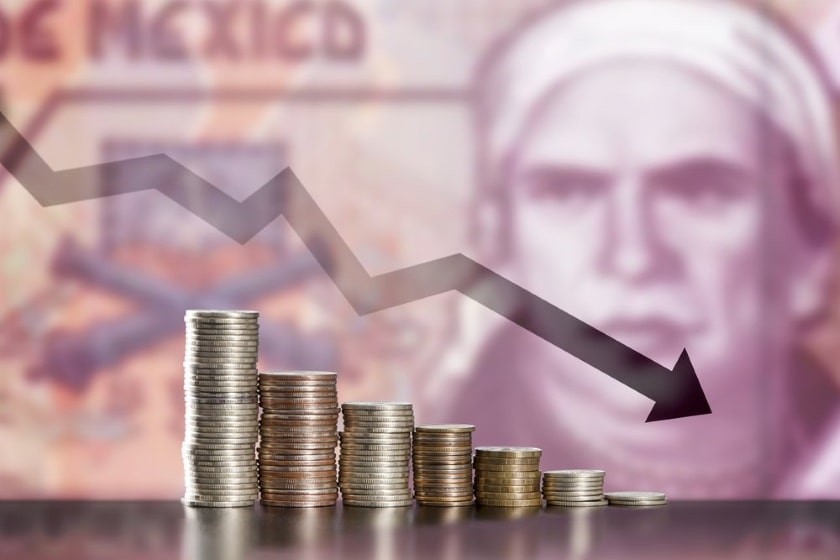 EL PESO, CADA VEZ PEOR EN MÉXICO