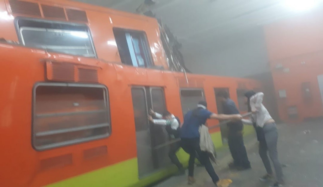 Choque del Metro en la CDMX