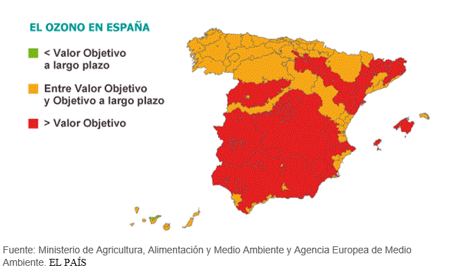 ‘Ozono malo’: pesadilla veraniega