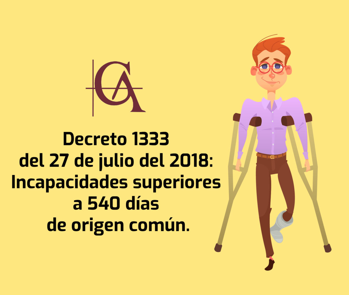 Incapacidades Decreto 1333 del 2018