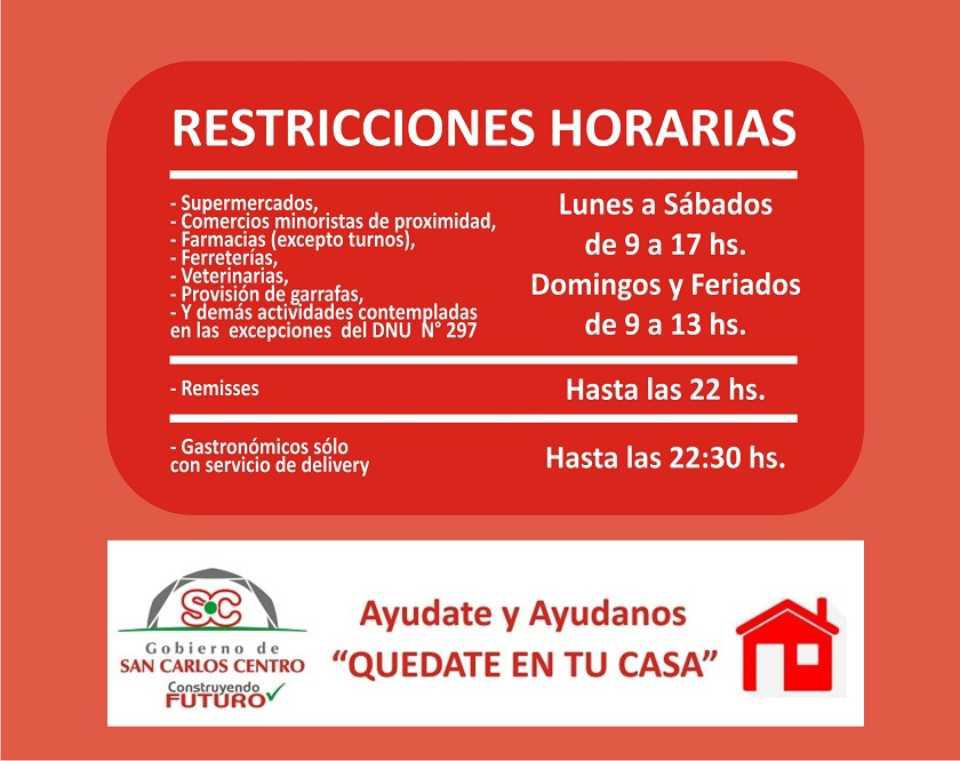 Restricciones horarias