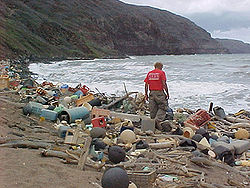 Basura en las costas