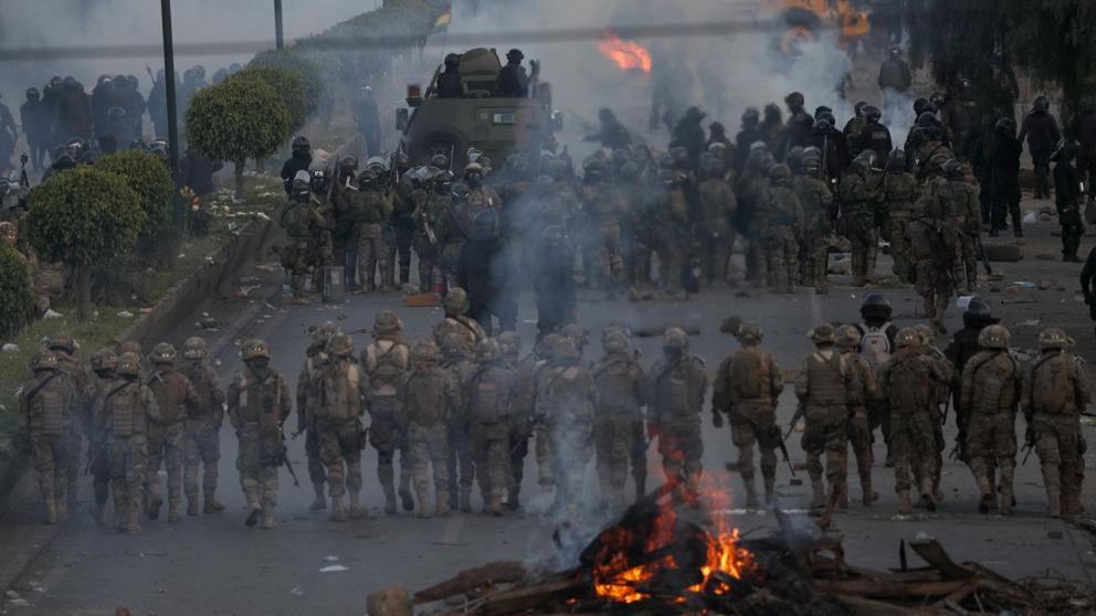 POSIBLE ENFRENTAMIENTO CIVIL EN BOLIVIA