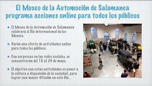 Karla. El museo de automoción programa acciones online para todos los públicos.