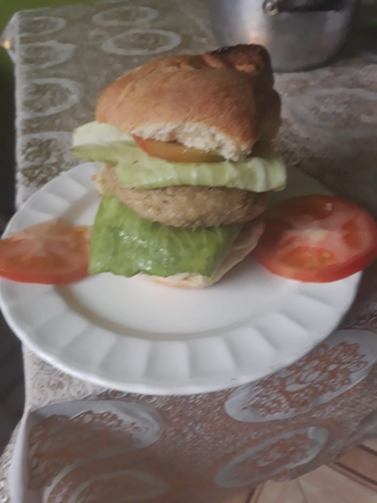 Hamburguesa de frejol