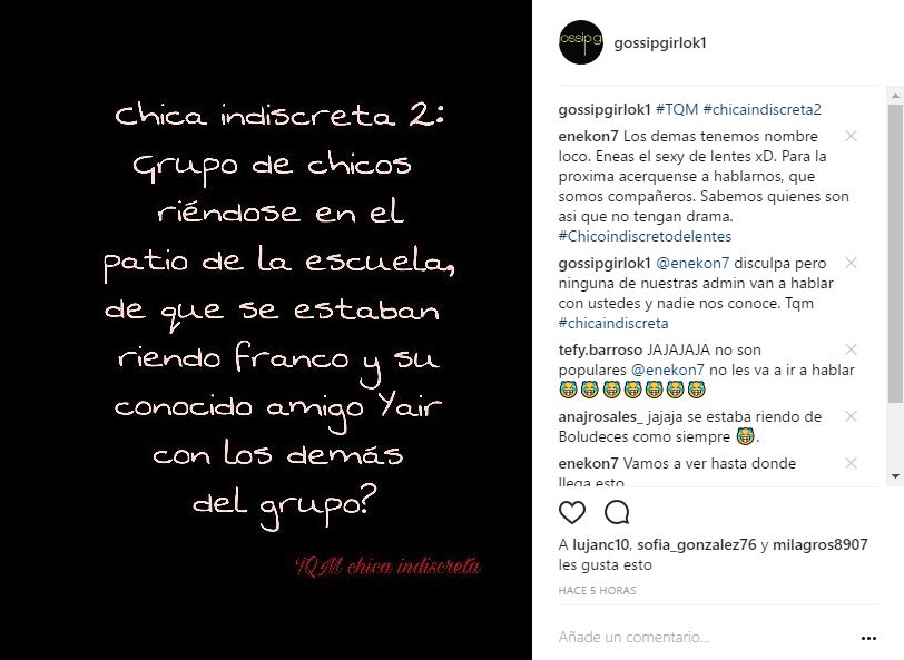 LOS CHICOS QUE SE RÍEN, PERO DE QUE? 