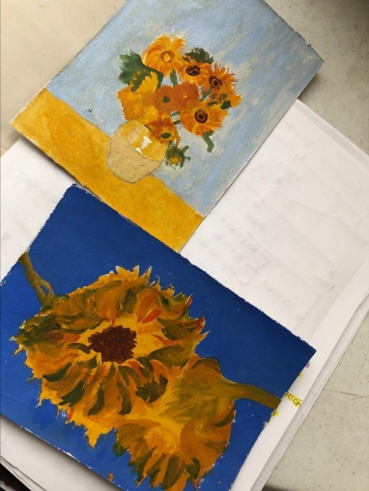 Los girasoles de Van Gogh