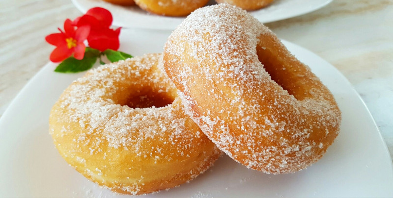 RECETA DE DONAS AZUCARADAS