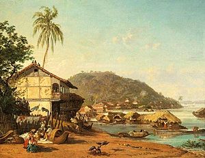 Puerto de Guayaquil en 1830